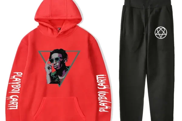 Playboi Carti Merch The Fashion Statement That Defines a Generation Playboi Carti 2 Logo Custom Tracksuit