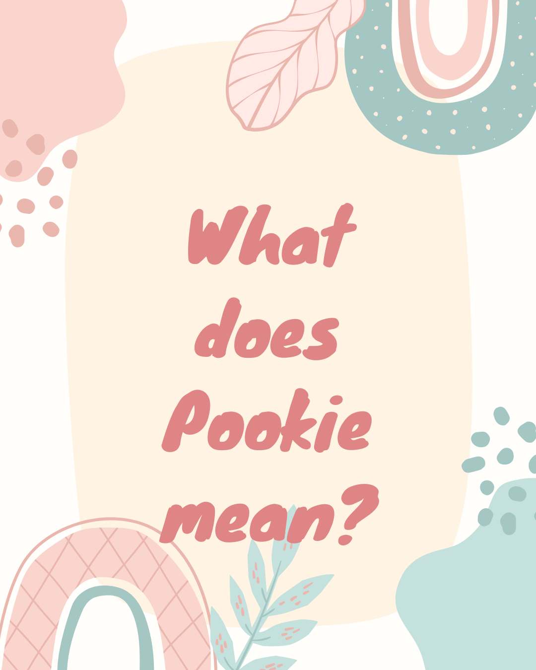 What does Pookie mean