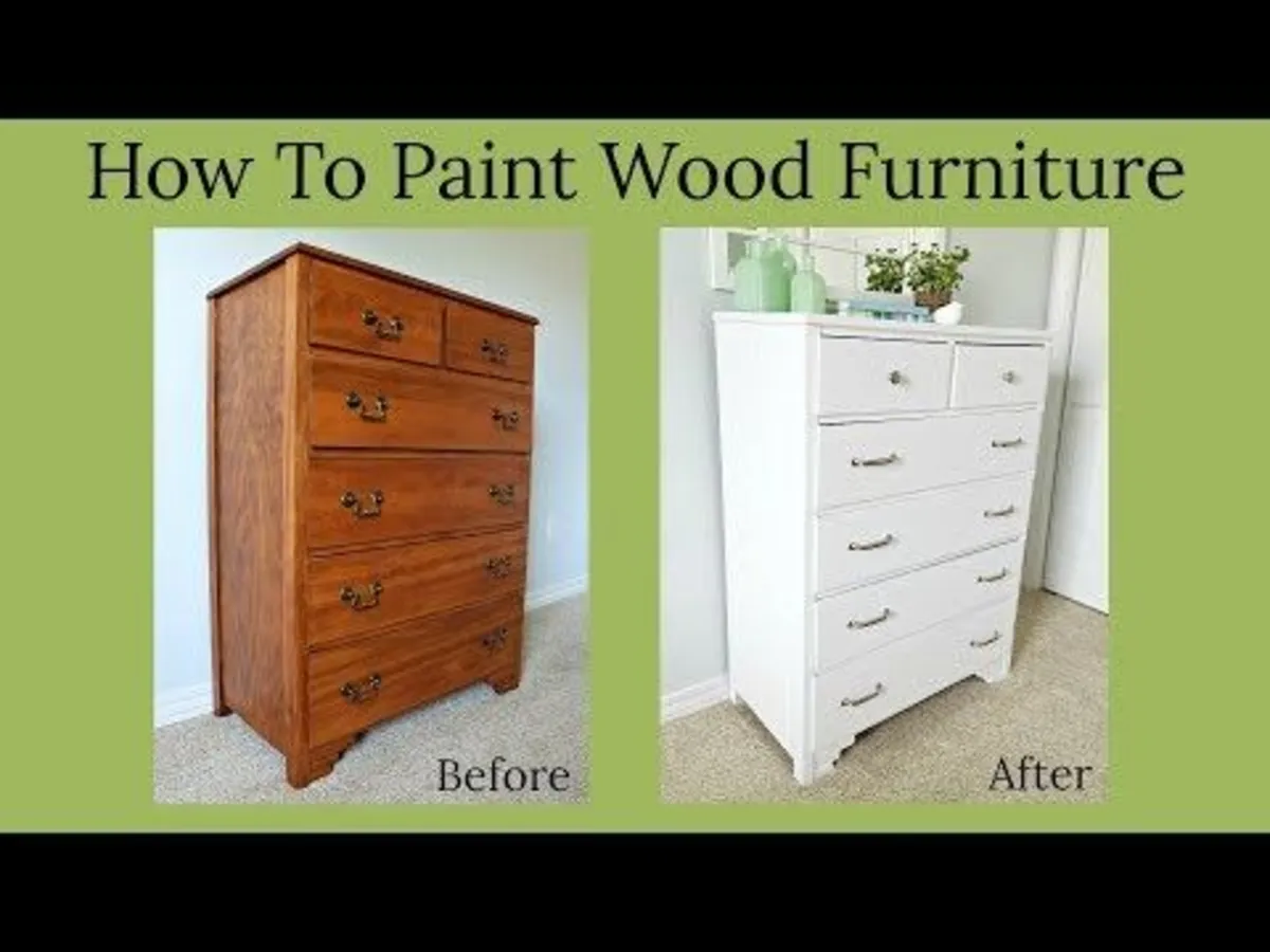 Wood Furniture Painting Made Easy