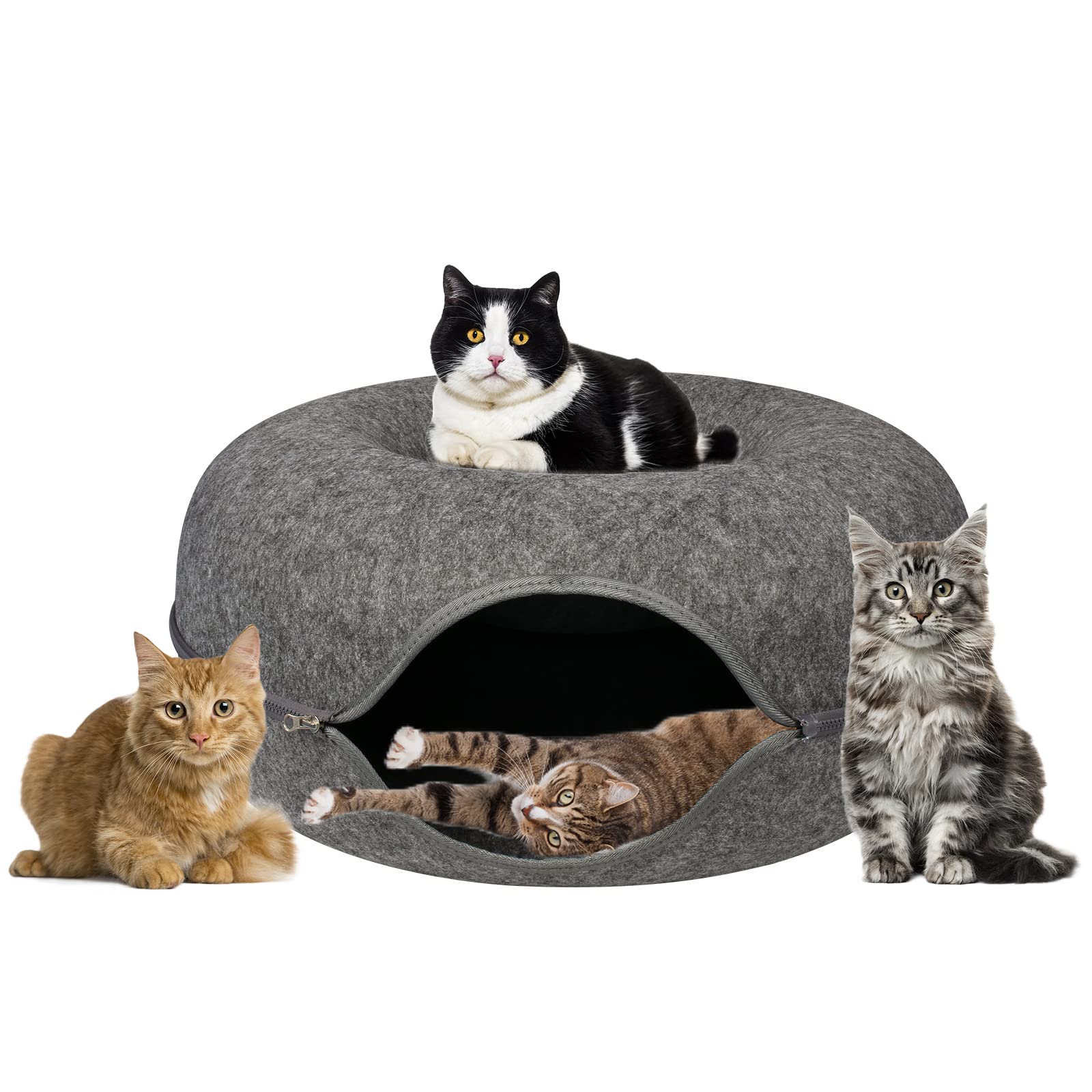 cat tunnel bed