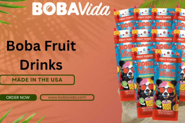 Fruit Punch Boba Drinks with Popping Pearls | Boba Vida boba fruit drinks